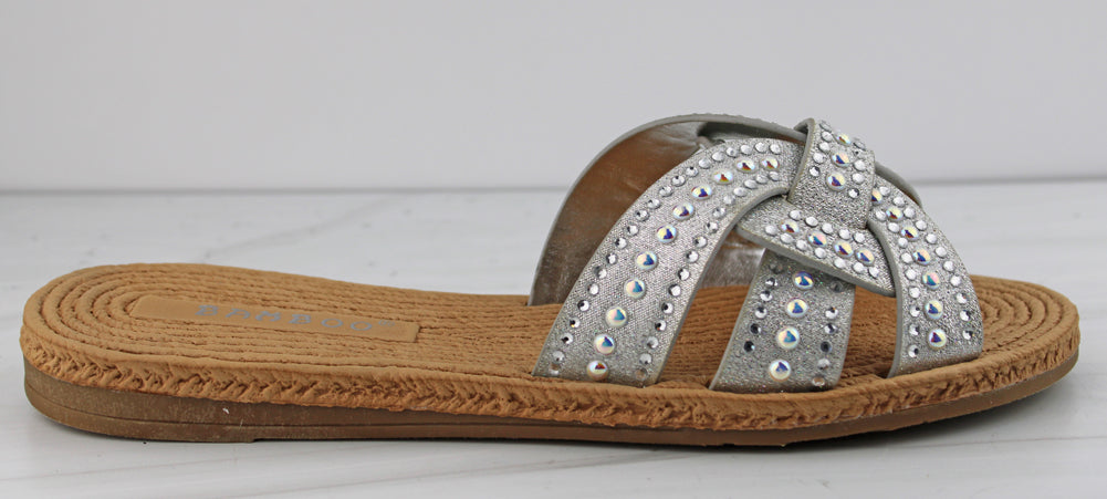 Athena 20 Womens Embellished Comfort Slides