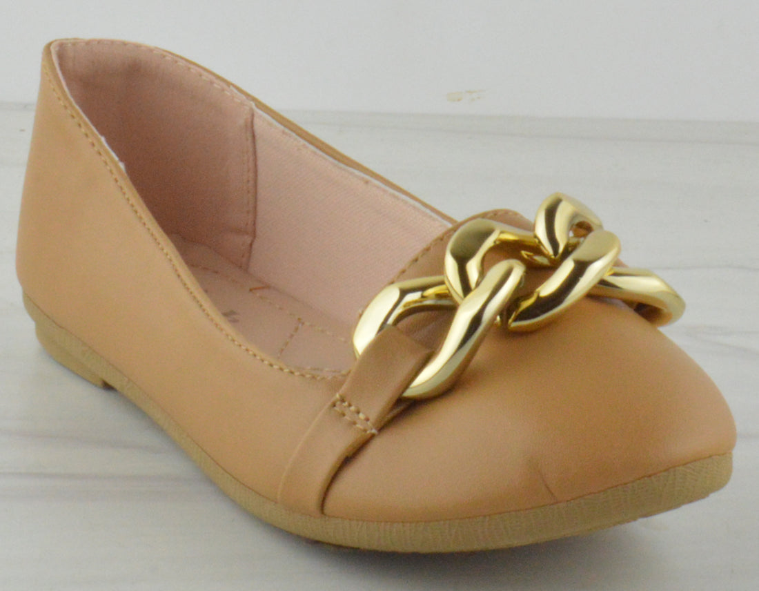 Flexible 30K Chain Accent Flats