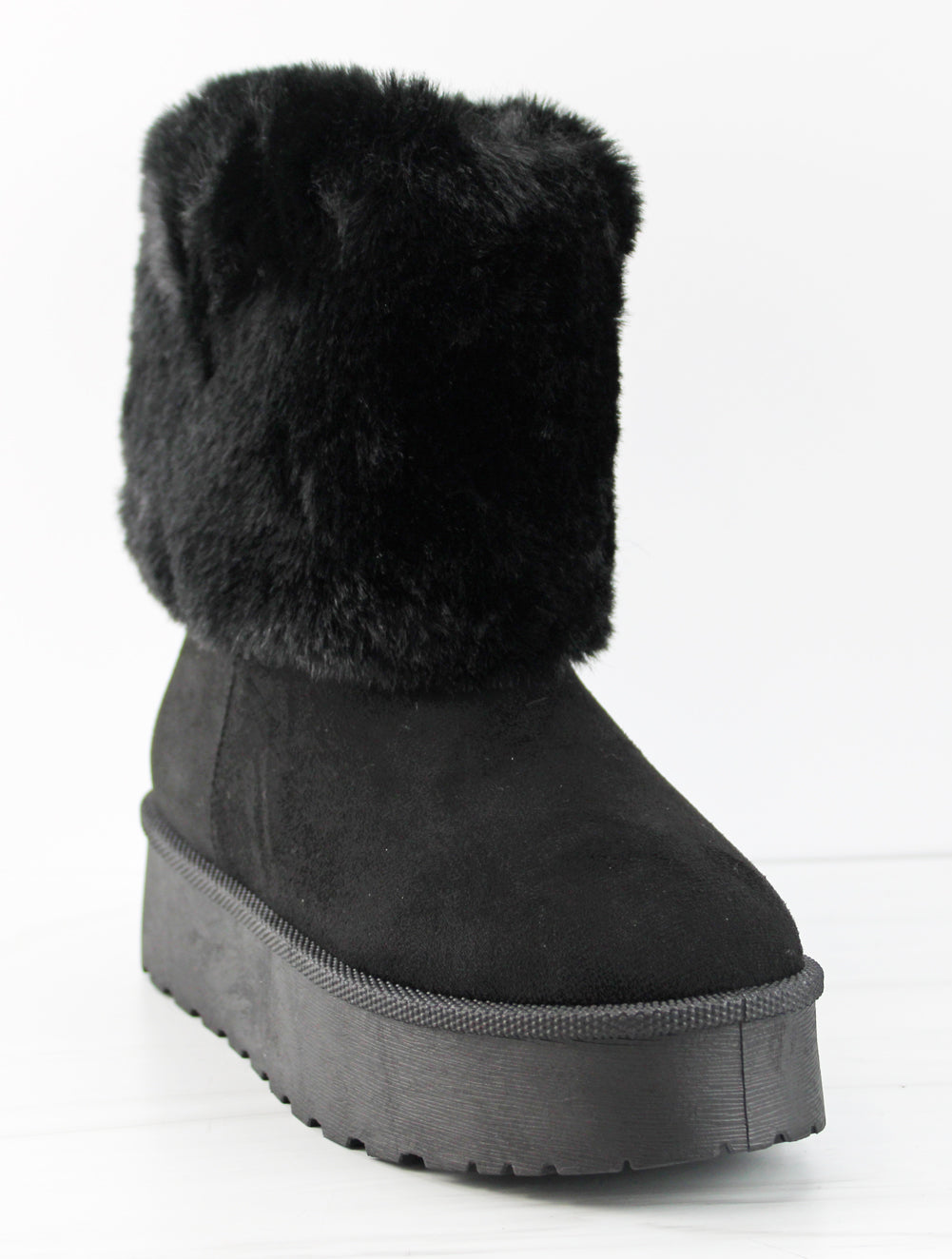 Denmark 35 Women&#39;s Faux Fur Platform Ankle Boots