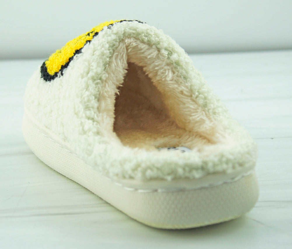 Derby 1K Little Kids Smiley Face Casual Comfort Slippers
