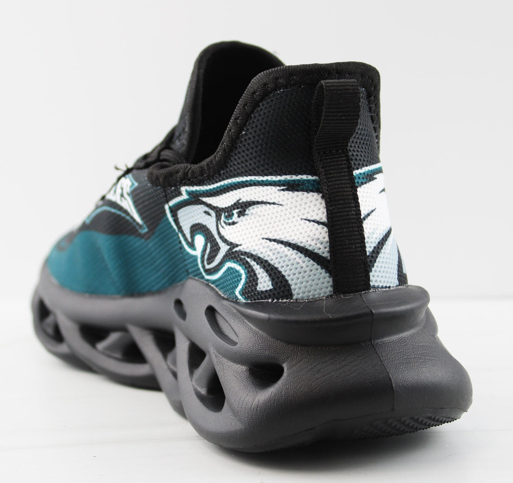 Eagles Football Team Braided Sole Lace Up Sneakers