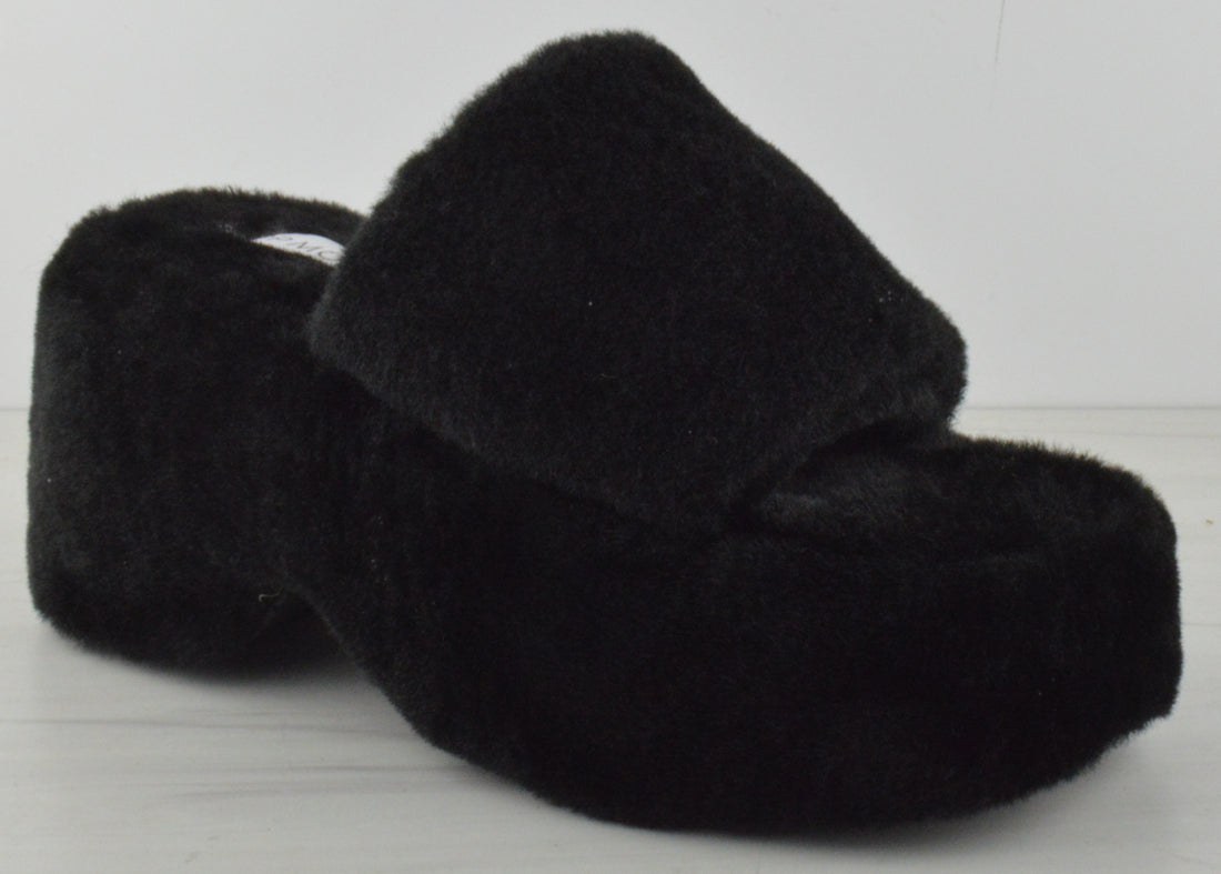 Envy 1 Women&#39;s Furry Platform Comfort Slippers