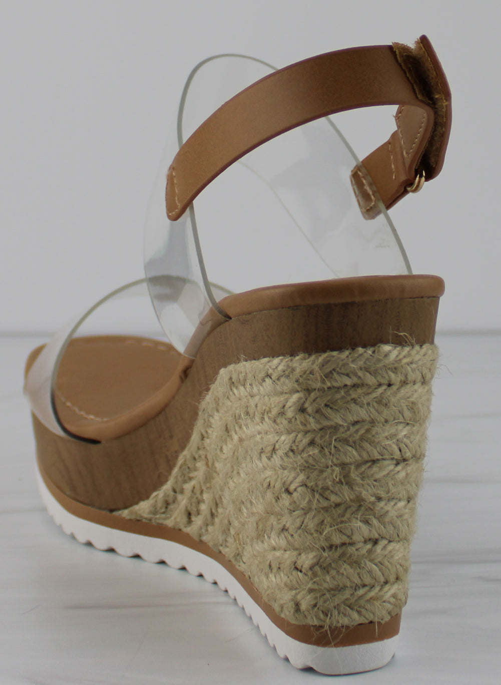 Intend Women&#39;s Double Band Cork Wedges