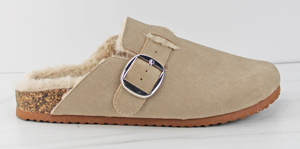 Seattle 1 Women&#39;s Faux Fur Cork Footbed Slipper