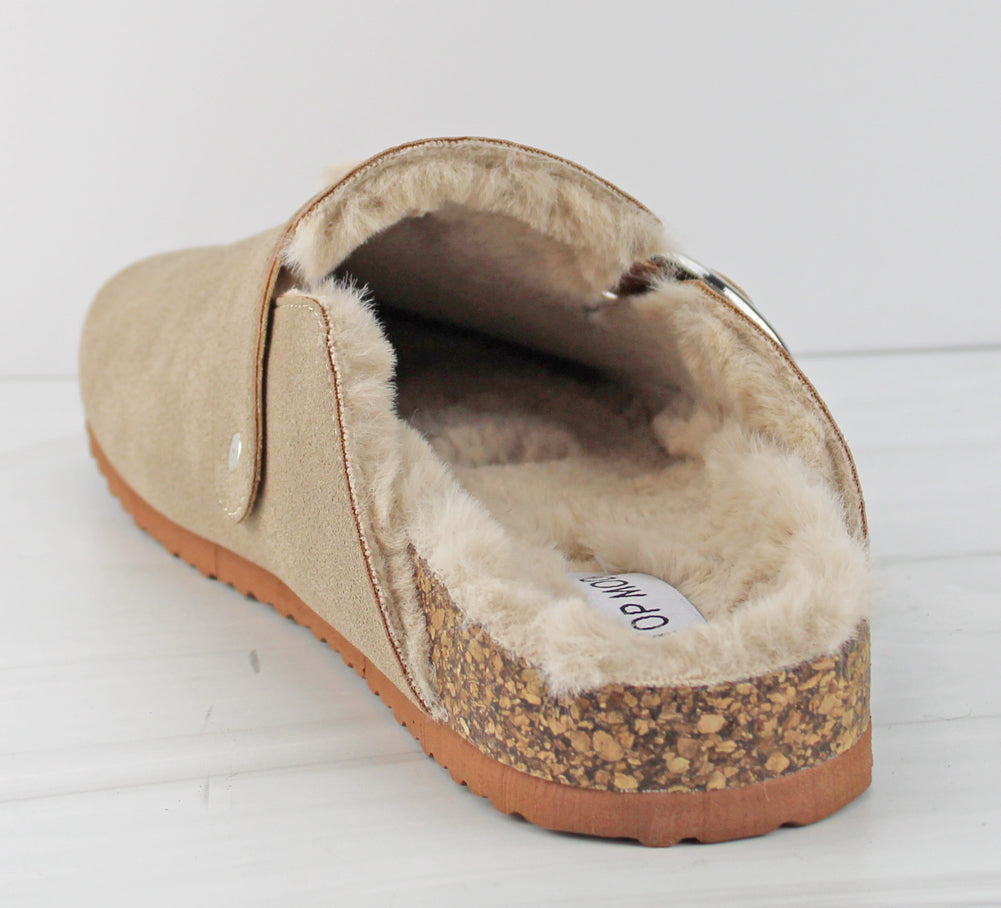 Seattle 1 Women&#39;s Faux Fur Cork Footbed Slipper