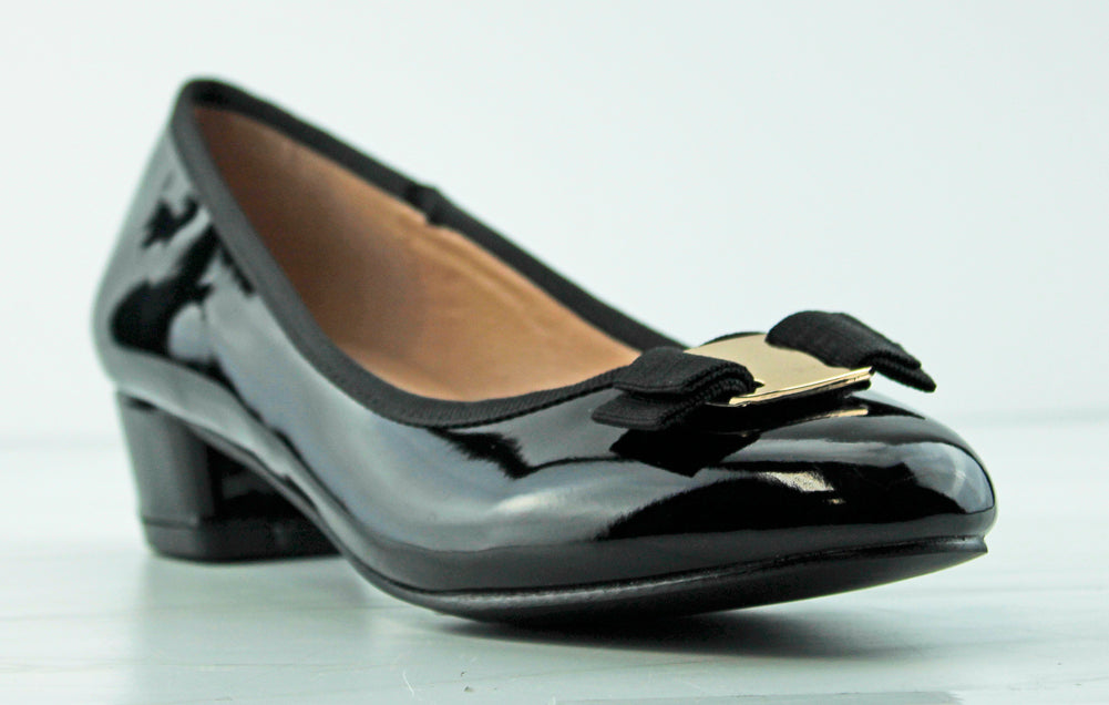 Women's Silver Pointed Toe Block Low Heel Slingback Pumps Shoes