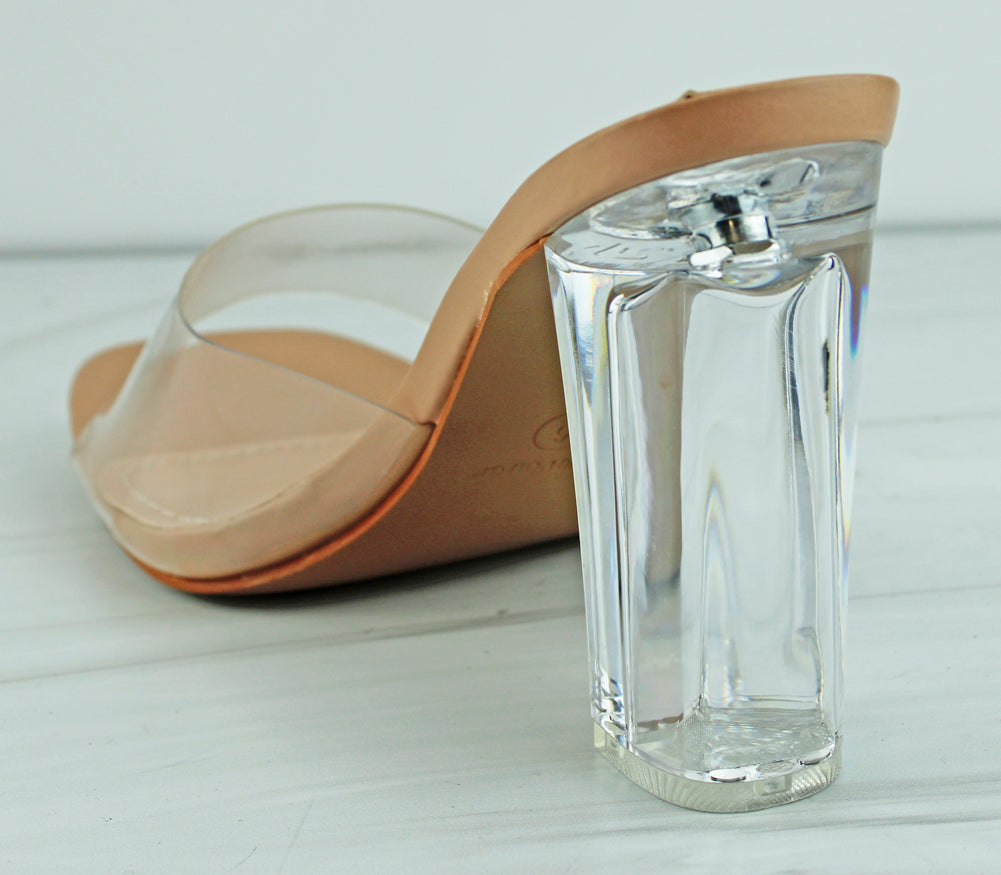 Clear block 2024 heels 3 inch