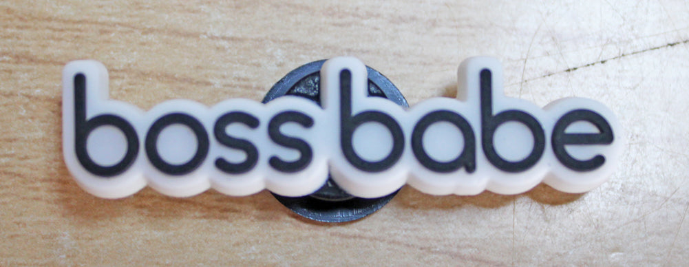 Boss Babe Rubber Shoe Charms