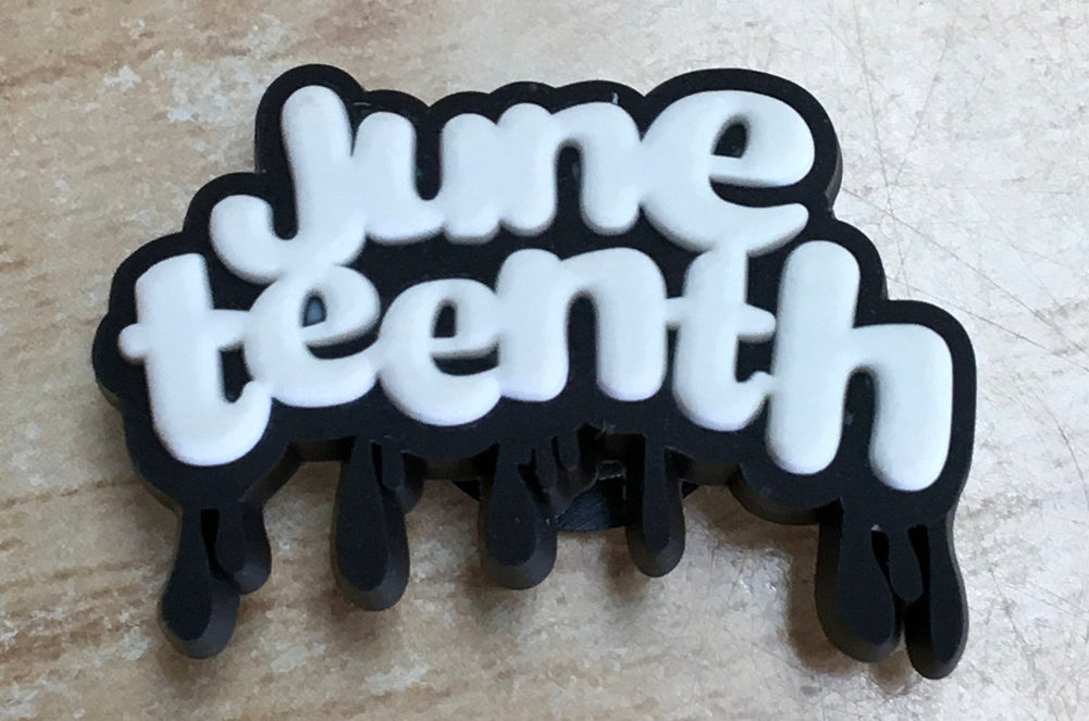 Juneteenth Rubber Shoe Charms