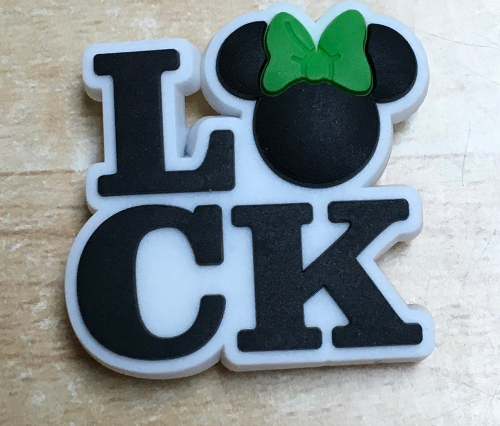 Luck Minnie Mouse Rubber Shoe Charms