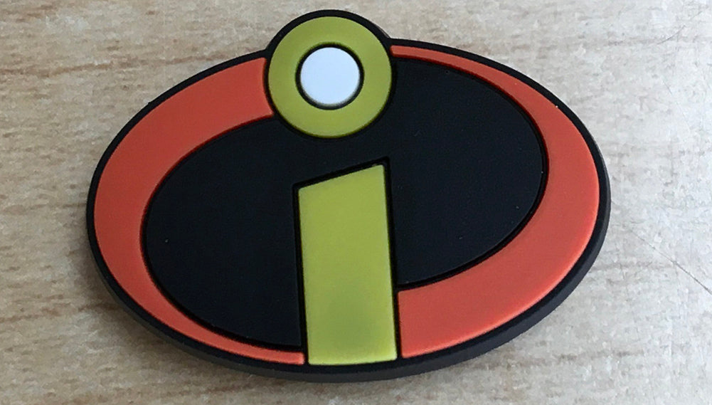 Incredibles Logo Rubber Shoe Charms