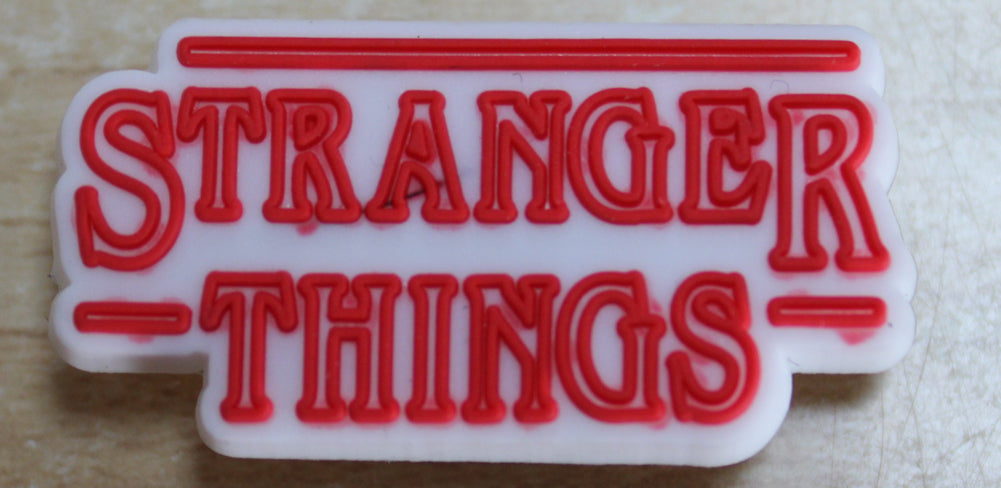 Stranger Things Logo Rubber Shoe Charms