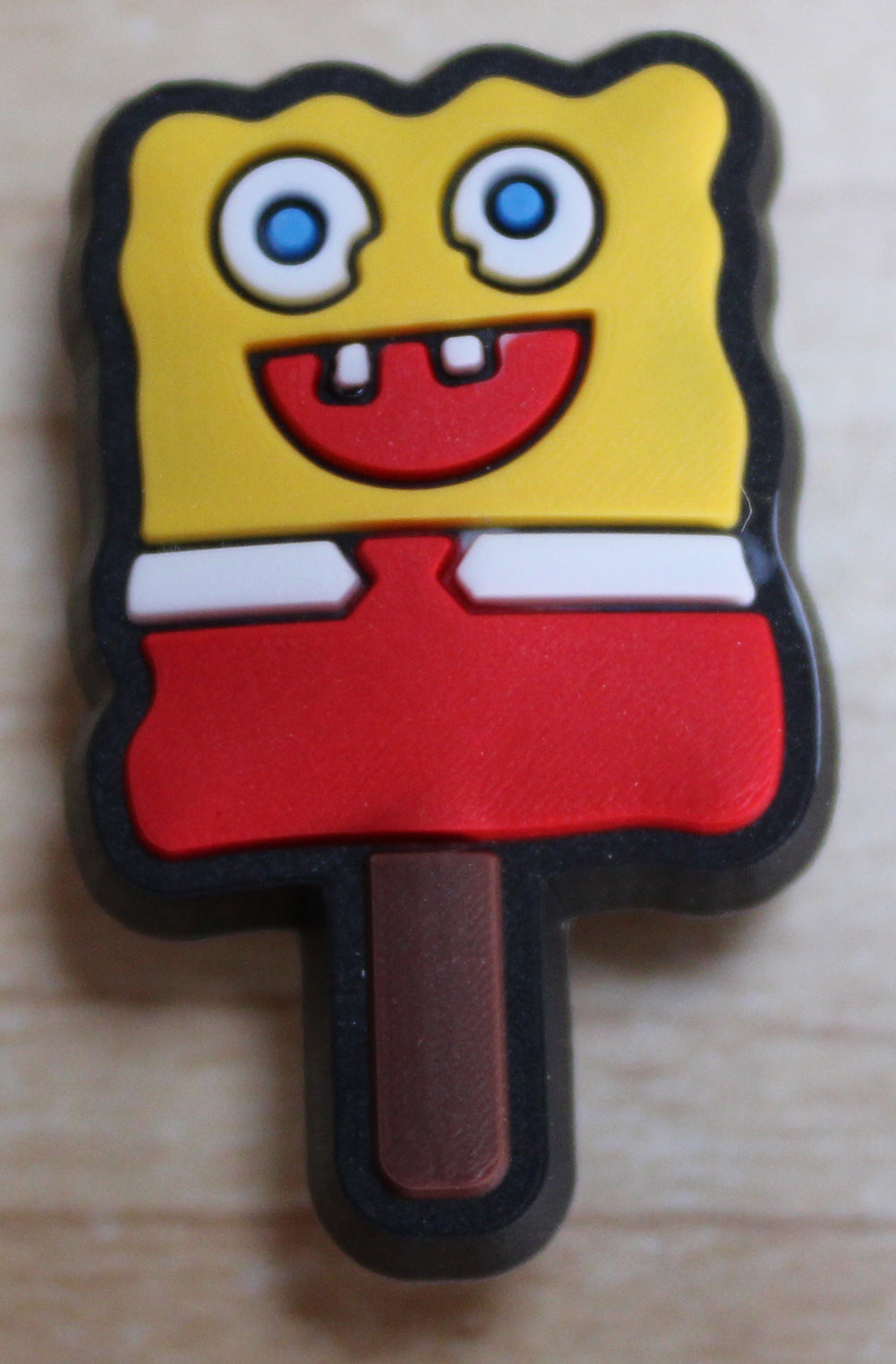 Spongebob Popsicle Rubber Shoe Charm