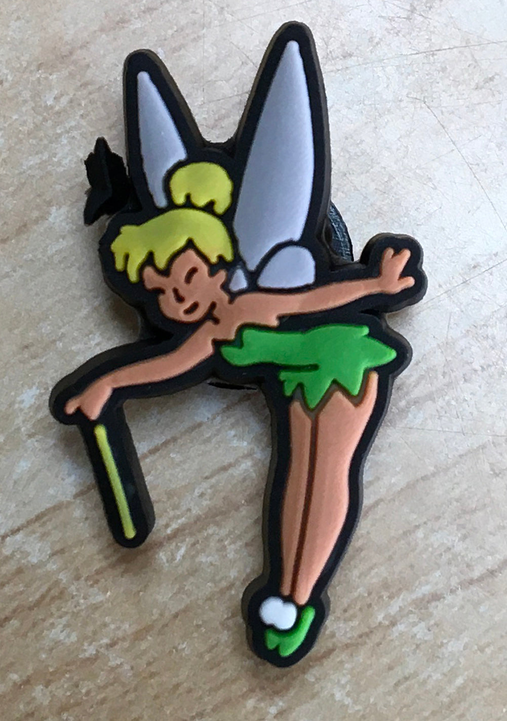 Tinkerbell Rubber Shoe Charms