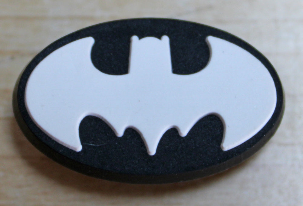 Batman Logo Rubber Shoe Charms