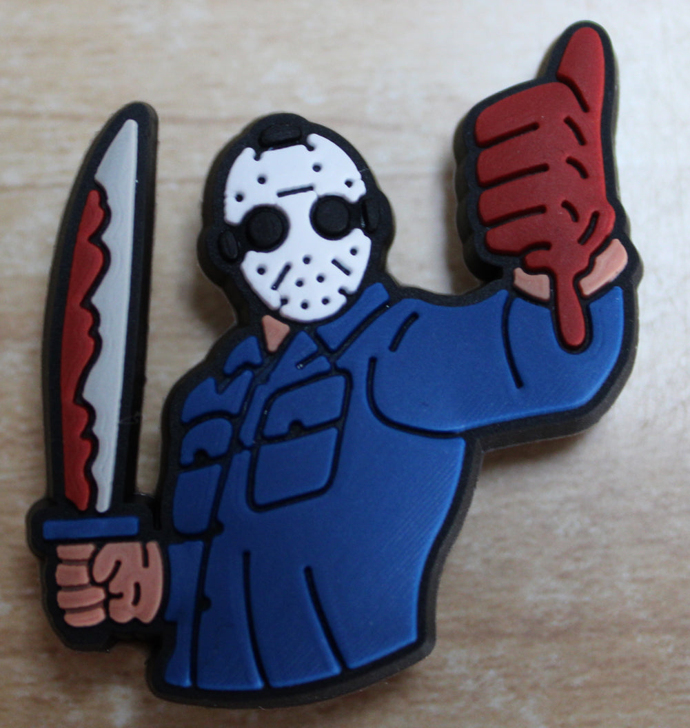 Jason Voorhees Rubber Shoe Charms