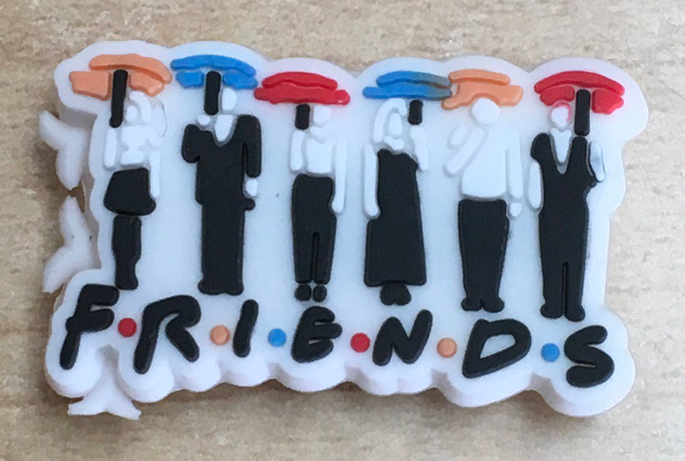 &quot;F.R.I.E.N.D.S&quot; Rubber Shoe Charms