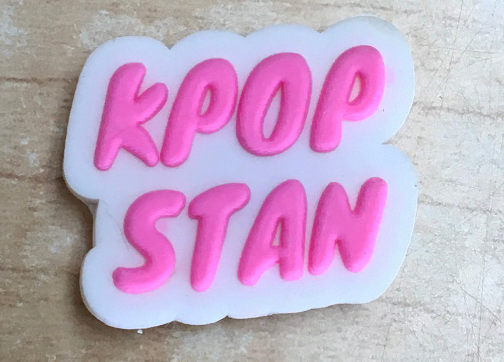 K Pop Stan Rubber Shoe Charms