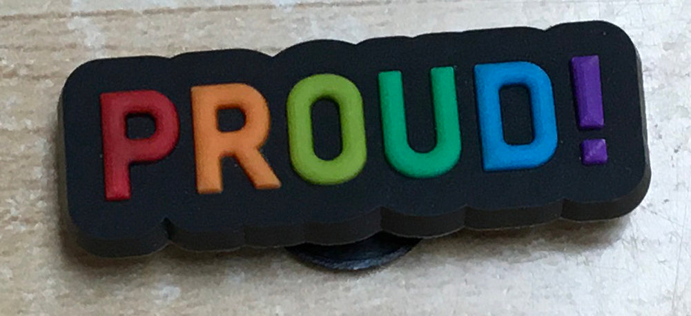 Proud Rubber Shoe Charms