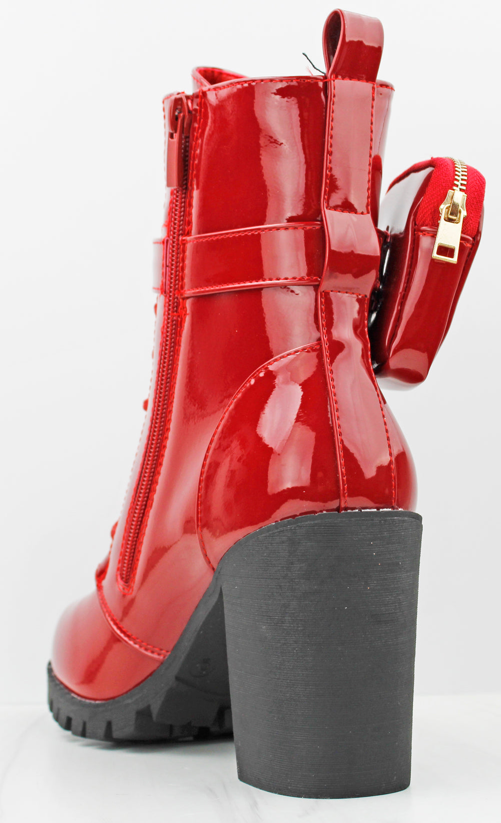 Luxury Designer Brands Combat Boot Women Adox Booty Bottes Spikes Chunky Heels  Ankle Boots Martin Red Sole Booties Party Wedding7091085 From Bev8, $68.81  | DHgate.Com