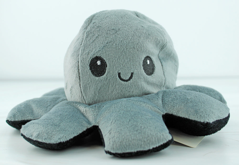 Happy &amp; Angry Reversible  Octopus Plush Toy