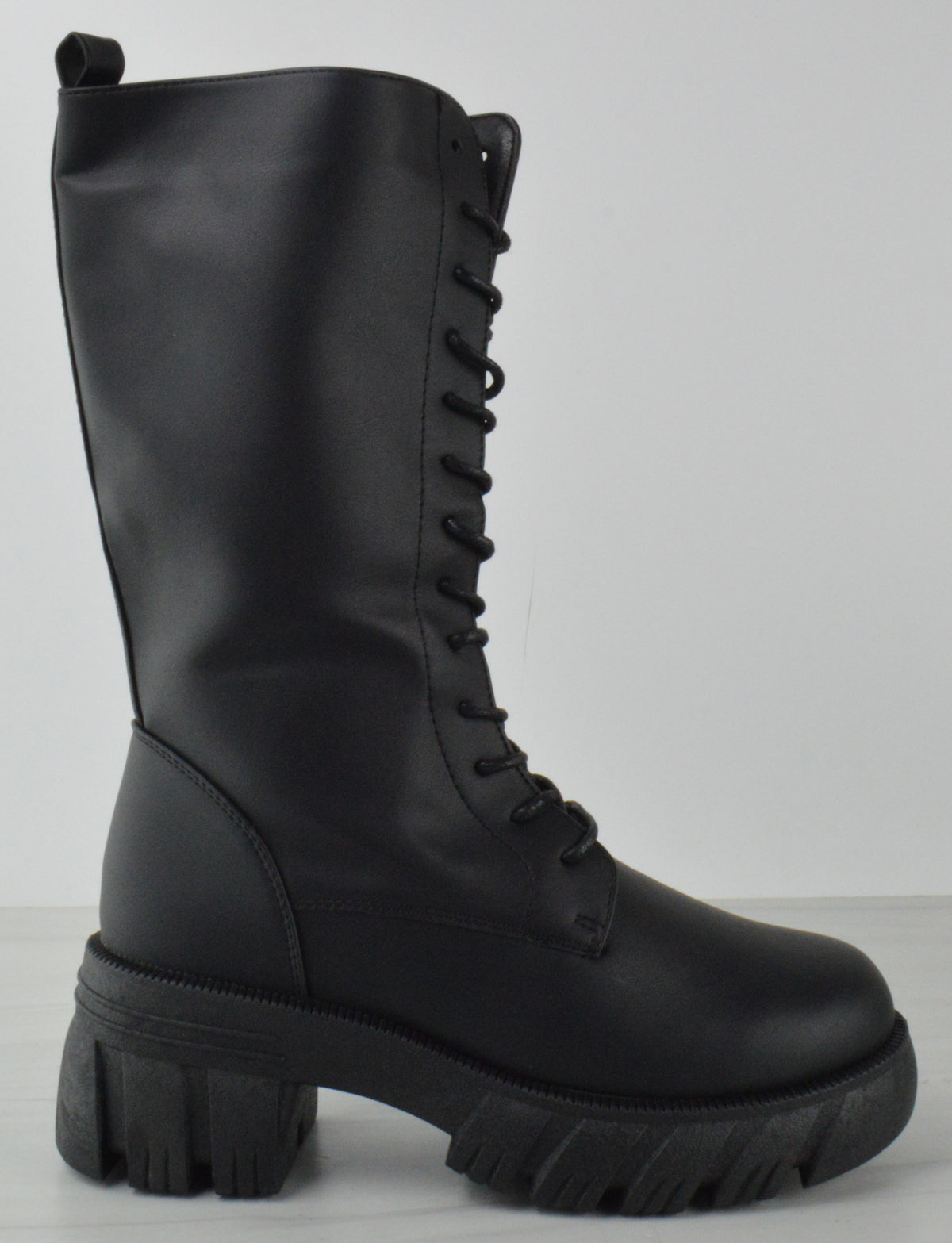 Azusa 12 Women&#39;s Mid Calf Lace Up Platform Combat Boots