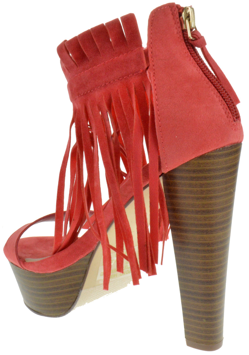 Bernice 03 Women&#39;s Platform Fringe High Heel