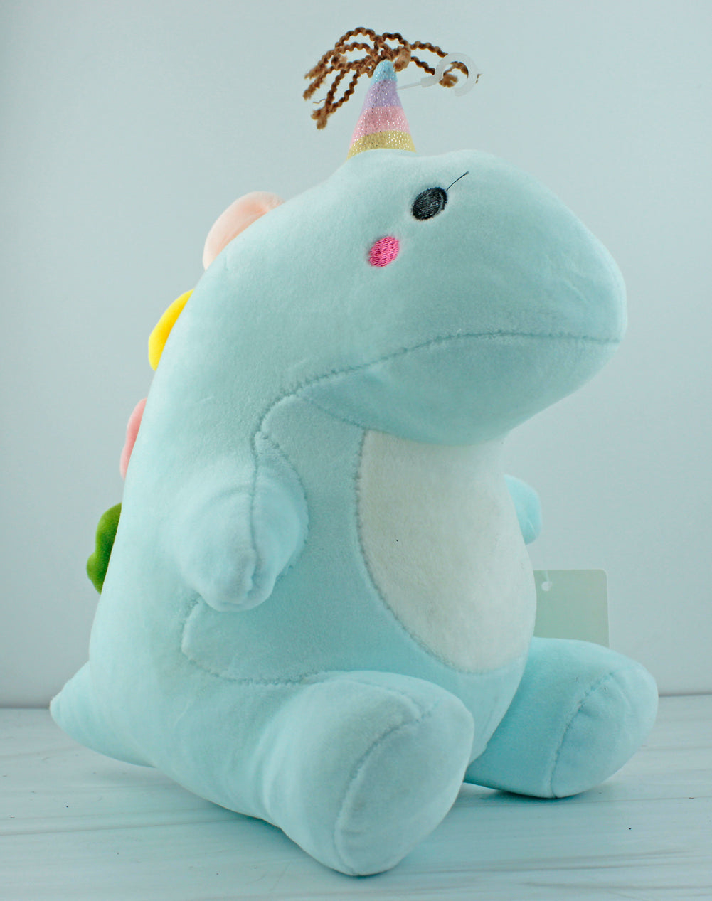Blushing Dinosaur Unicorn  Squish Plush Toy