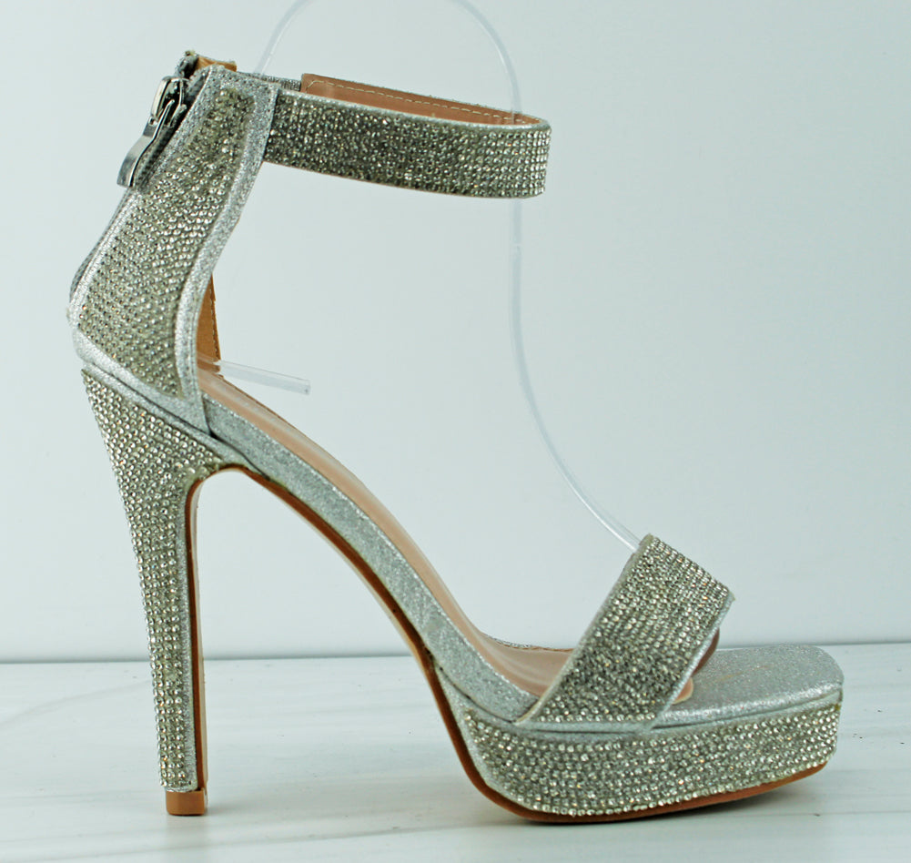 Bonus 25 Women&#39;s Platform Rhinestone Stiletto Heels