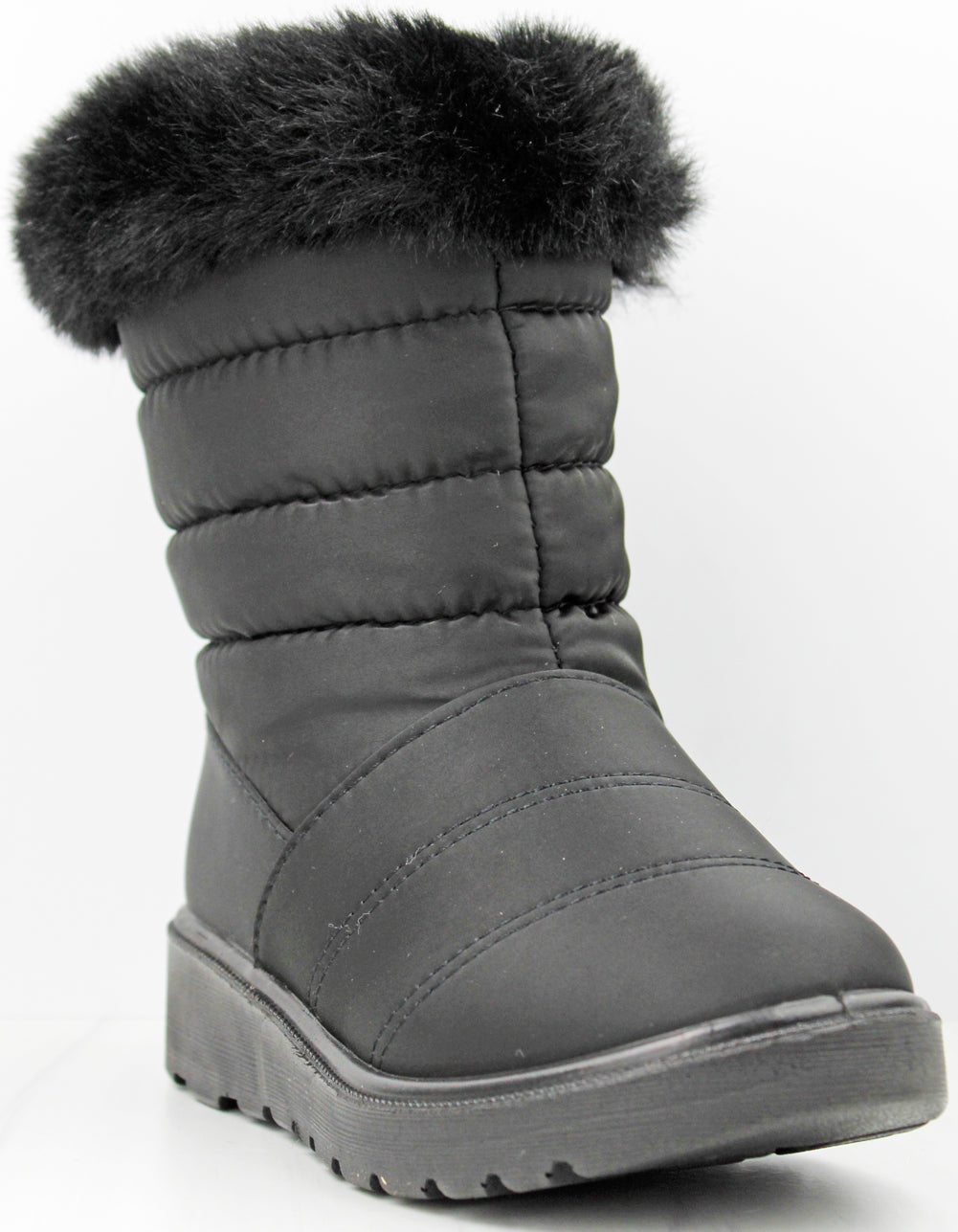 Chris 34K Little Girl&#39;s Fur Lined Weather Proof Padded Booties