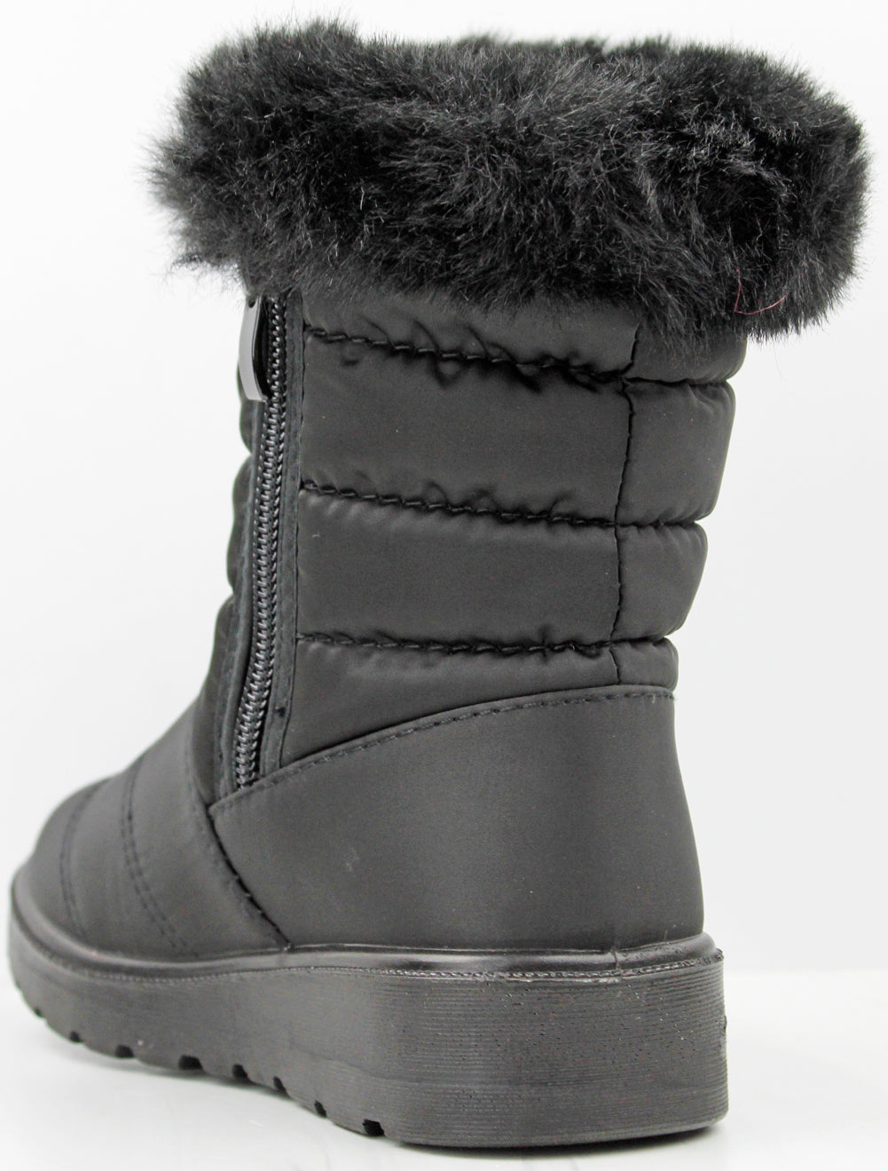 Chris 34K Little Girl&#39;s Fur Lined Weather Proof Padded Booties