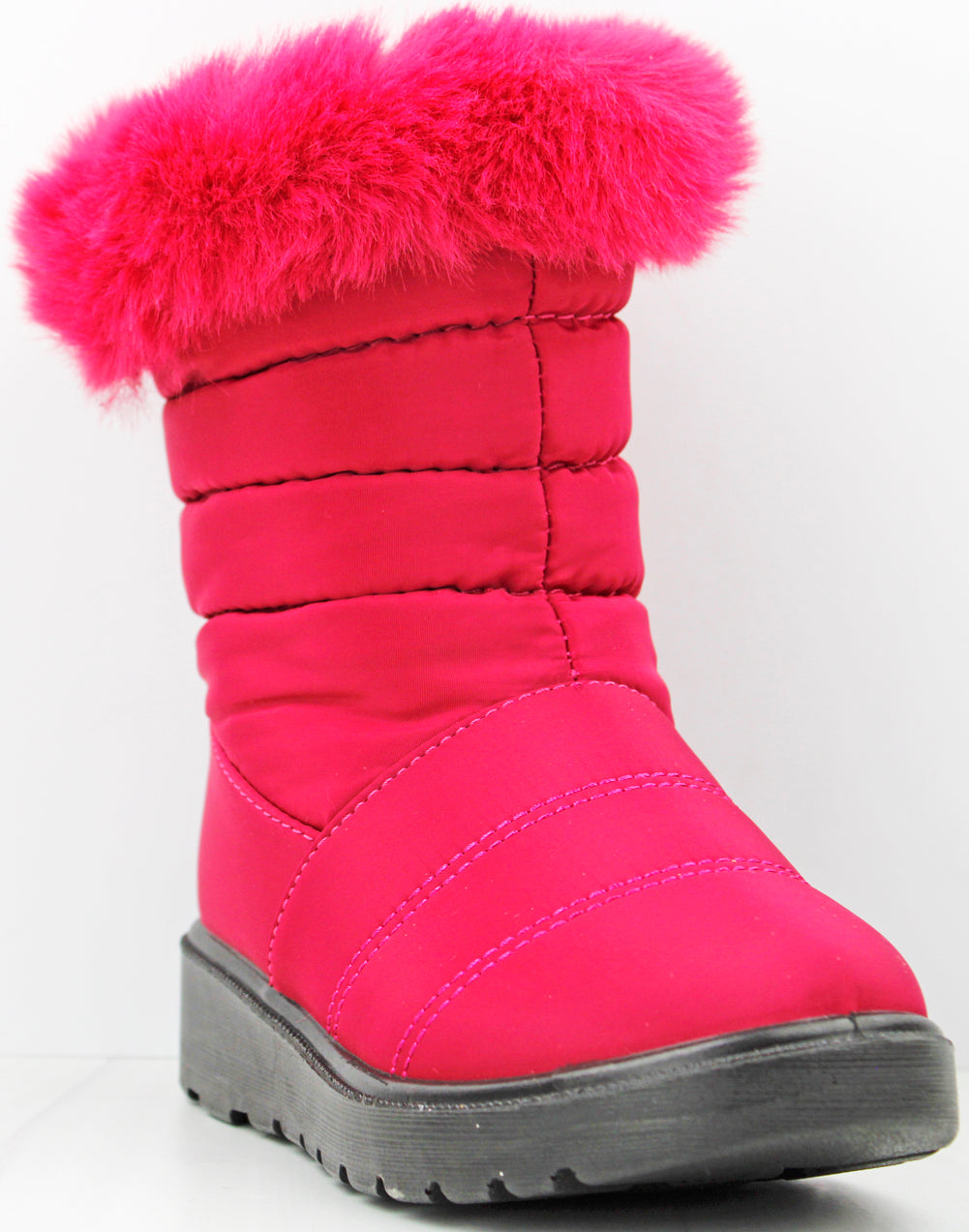 Chris 34K Little Girl&#39;s Fur Lined Weather Proof Padded Booties