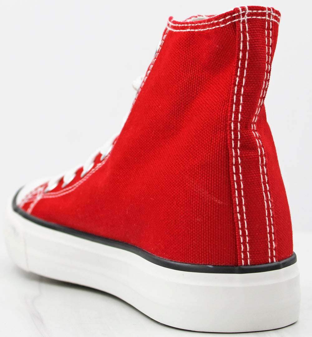 Classic 12 Women&#39;s High Top Lace Up Canvas Sneakers