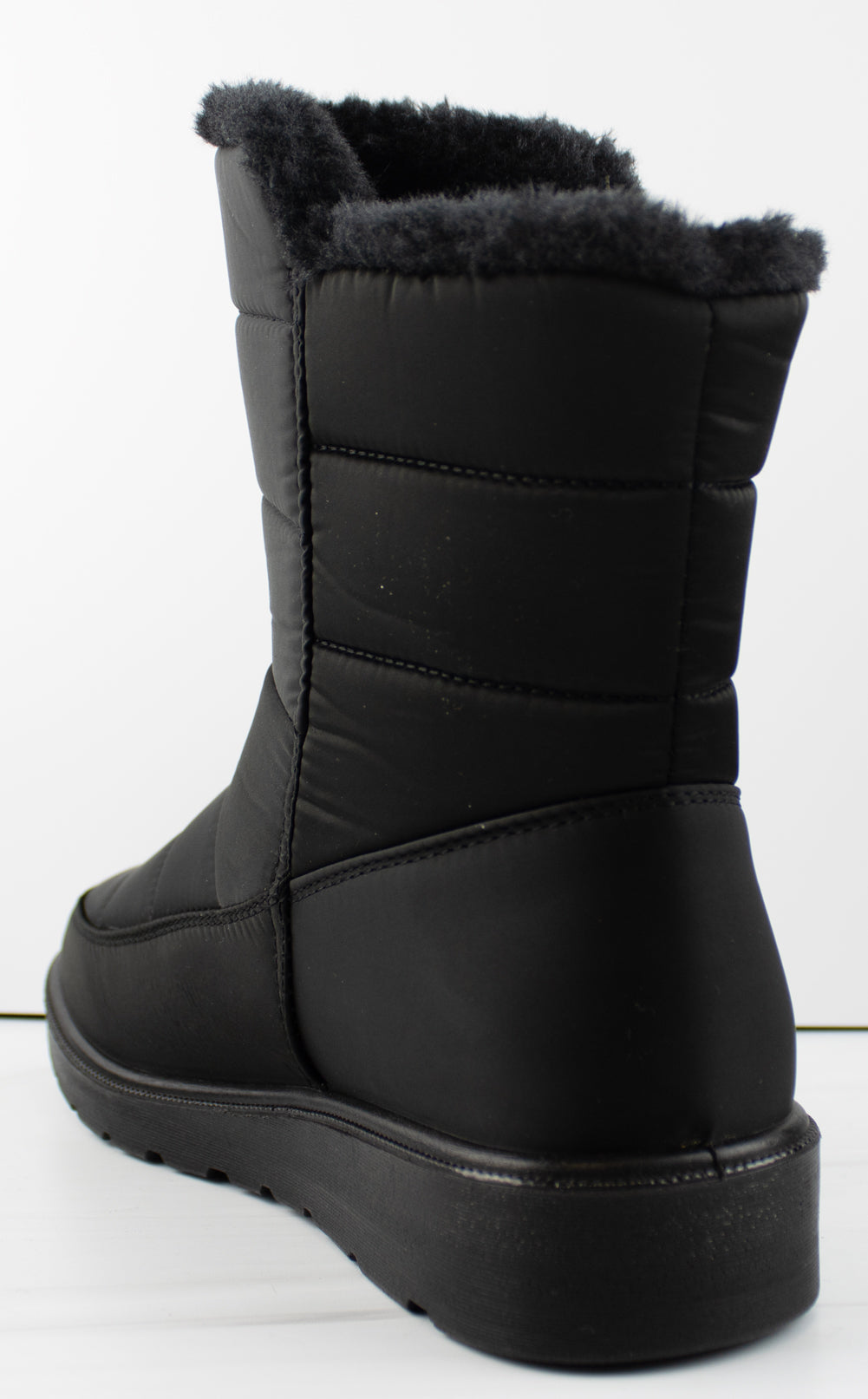 Coleen 99 Women&#39;s Insulated Fur Lined Zip Up Rain/Snow Boots