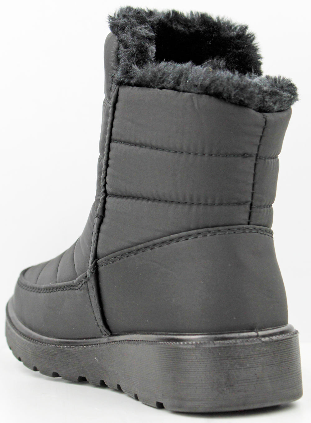 Coleen 99K Little Girl&#39;s Insulated Fur Lined Zip Up Rain/Snow Boots