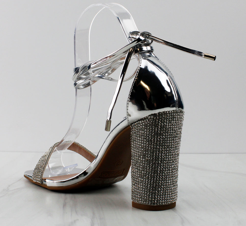 Buy Dchica Silver Glitter Embellished Slingback Stilettos Classic Heels  Perfect For Casual Occasion & Parties For Kids Online at Best Prices in  India - JioMart.