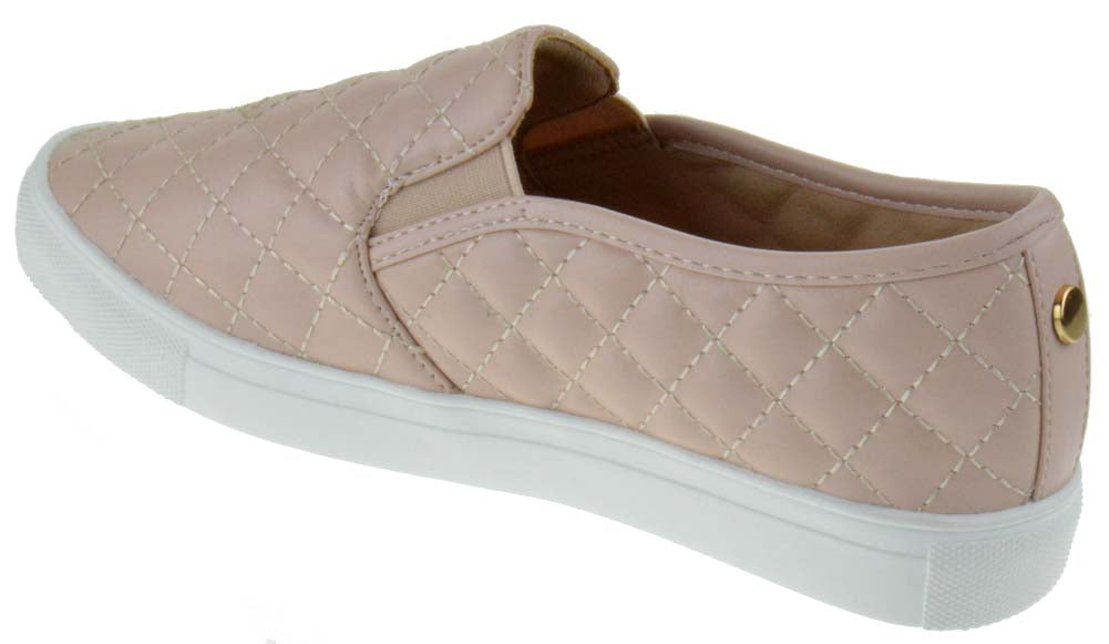 Design 34 Women&#39;s Quilted Slip On Sneakers