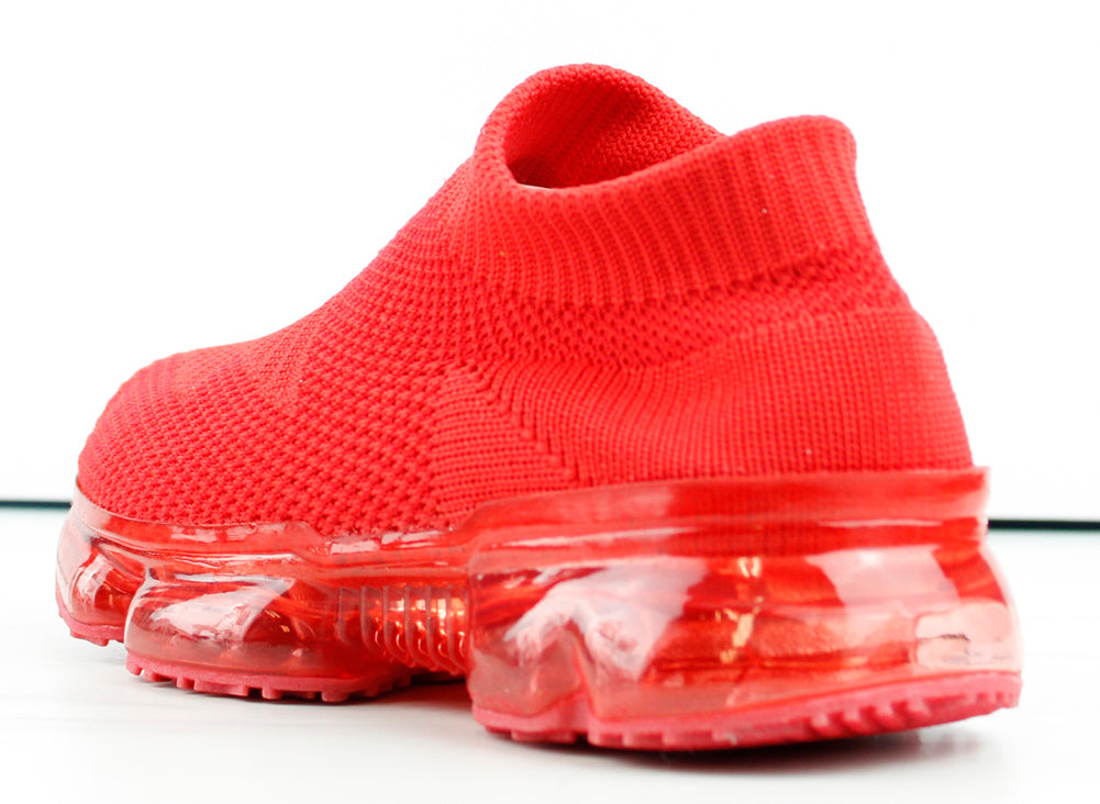 Flow-17k  Little Girls Fly knit Slip on Sneakers