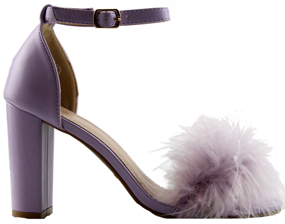 Buy Lavender Heeled Shoes for Women by Everqupid Online | Ajio.com