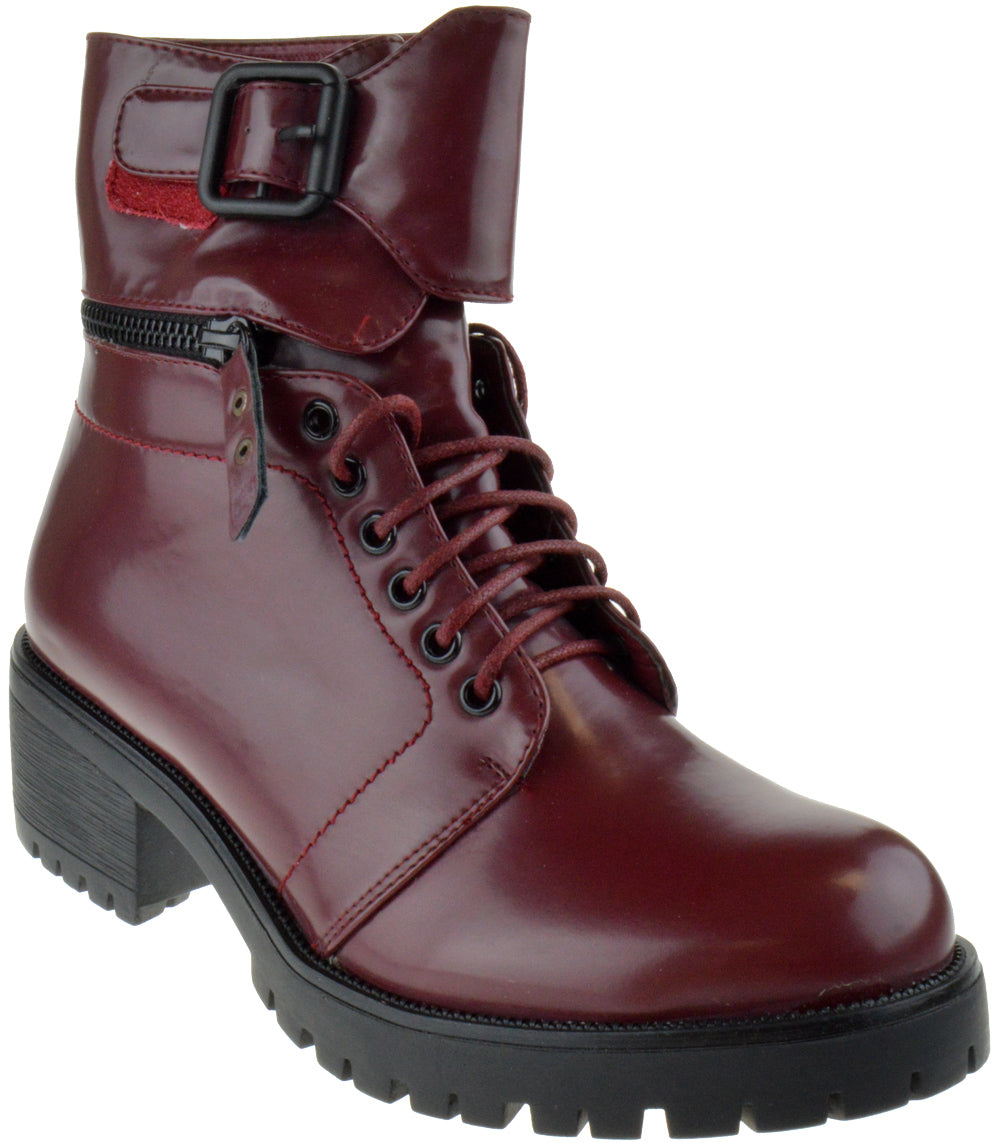 Law Enforcer 02 Women&#39;s Lace Up Combat Boot