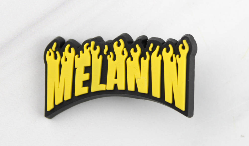 Melanin Rubber Shoe Charms