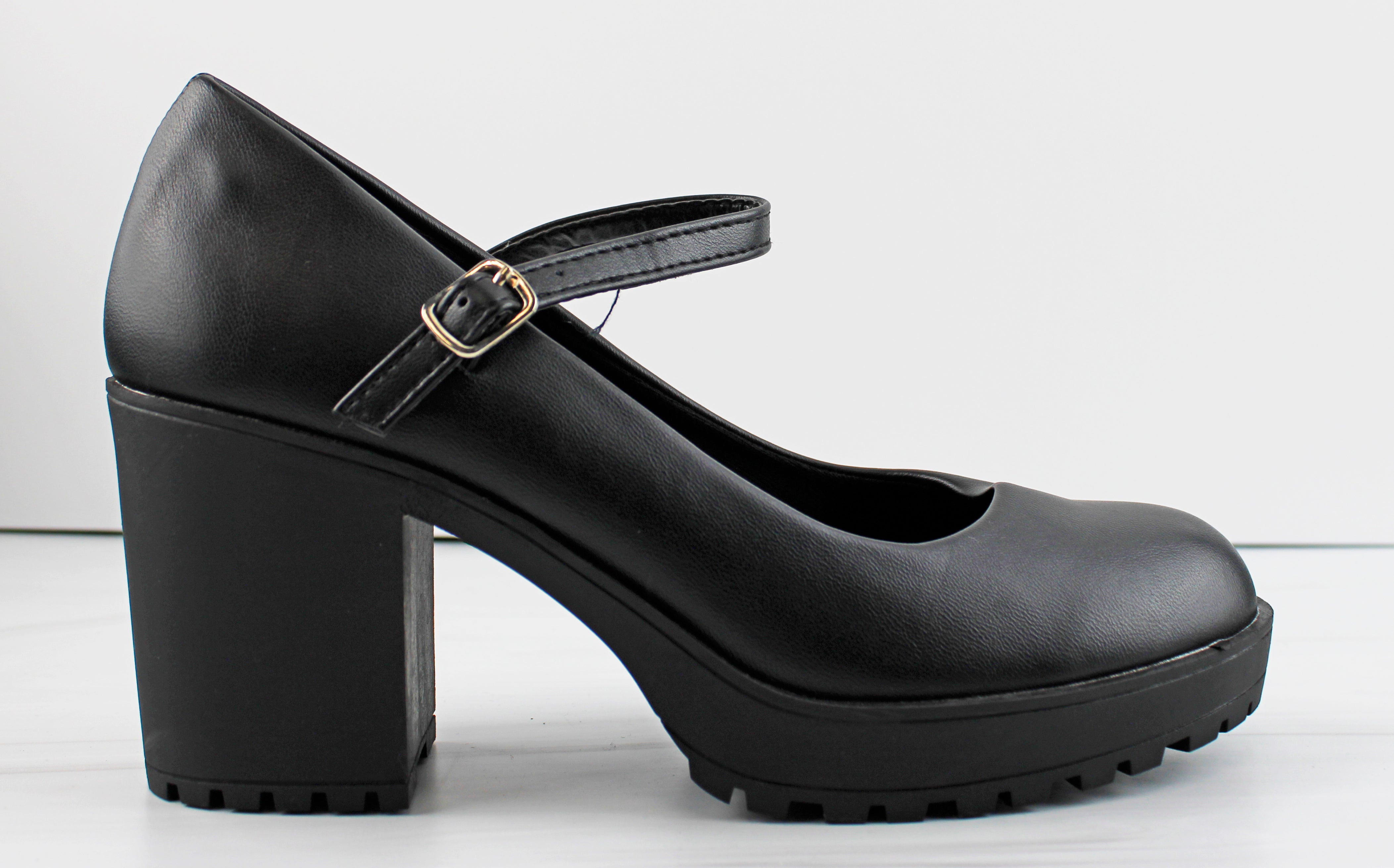 Funtasma Maryjane-50 in Black – Pleaser Shoes