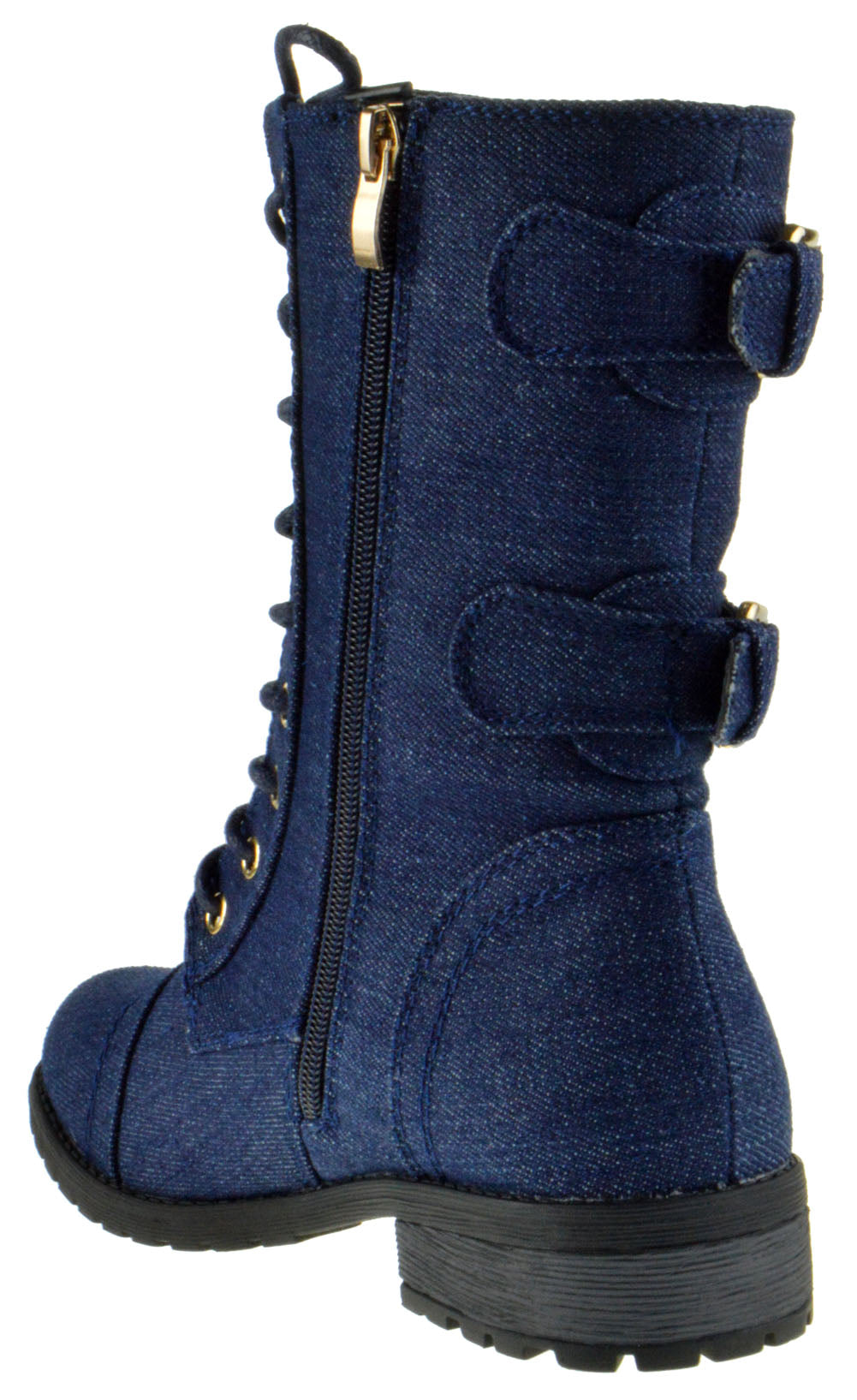 mango blue boots