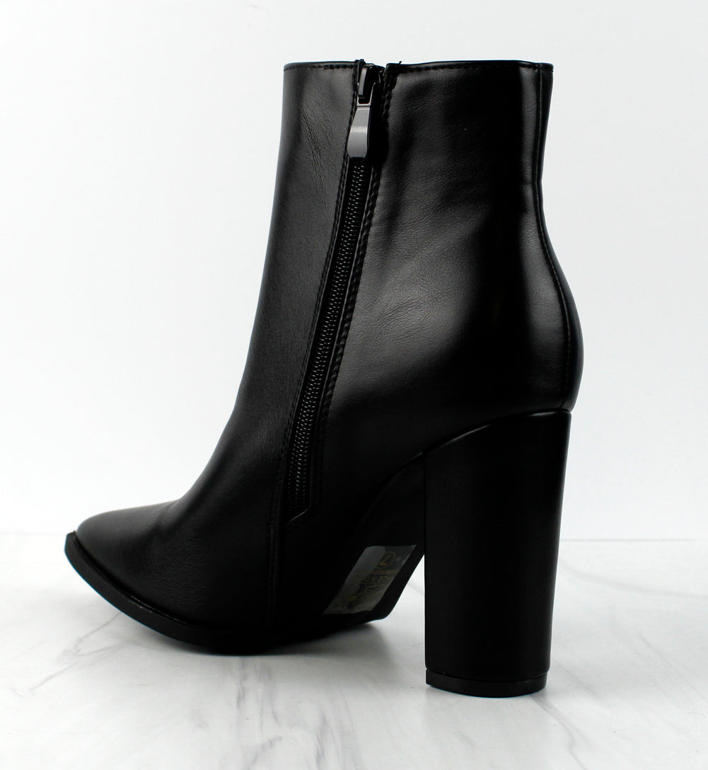 Buy Womens Block Heel Ankle Boots Platform Chunky Heel Lace Booties High  Heel Short Zipper Boots, Black, 8.5 at Amazon.in