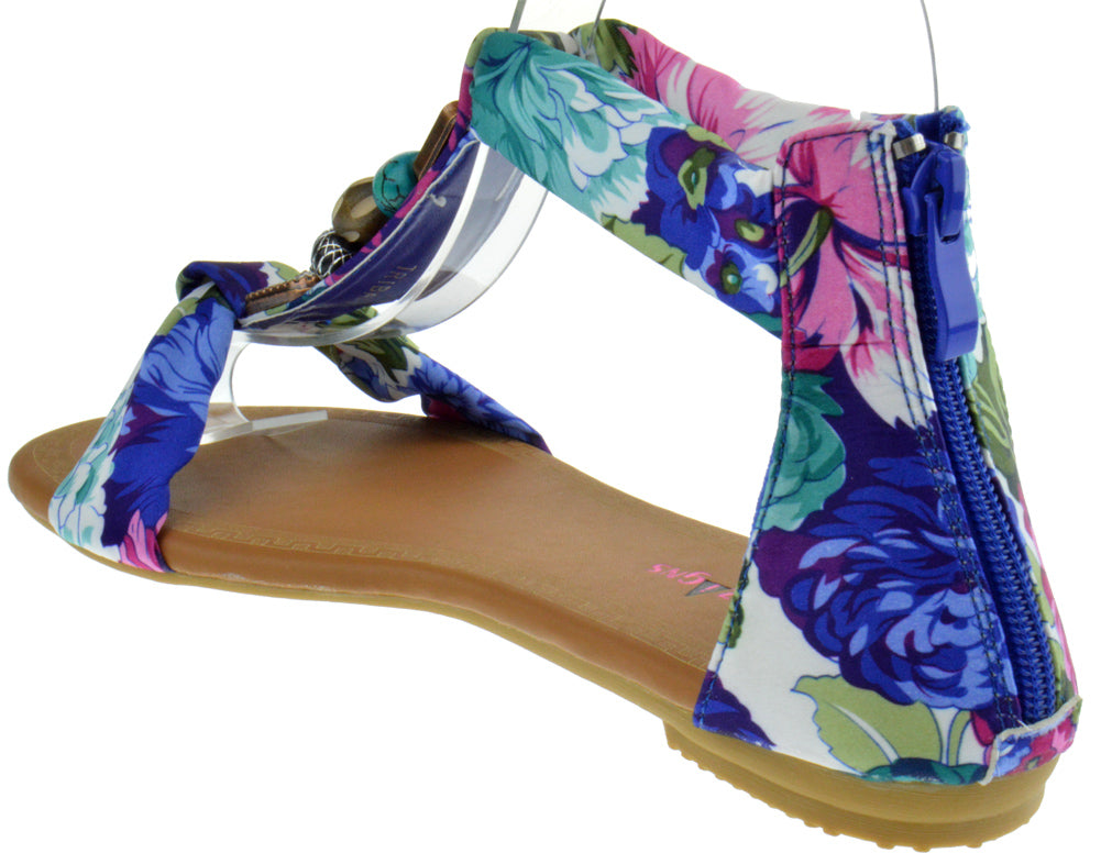 Buy Multicoloured Flat Sandals for Women by Indie Picks Online | Ajio.com