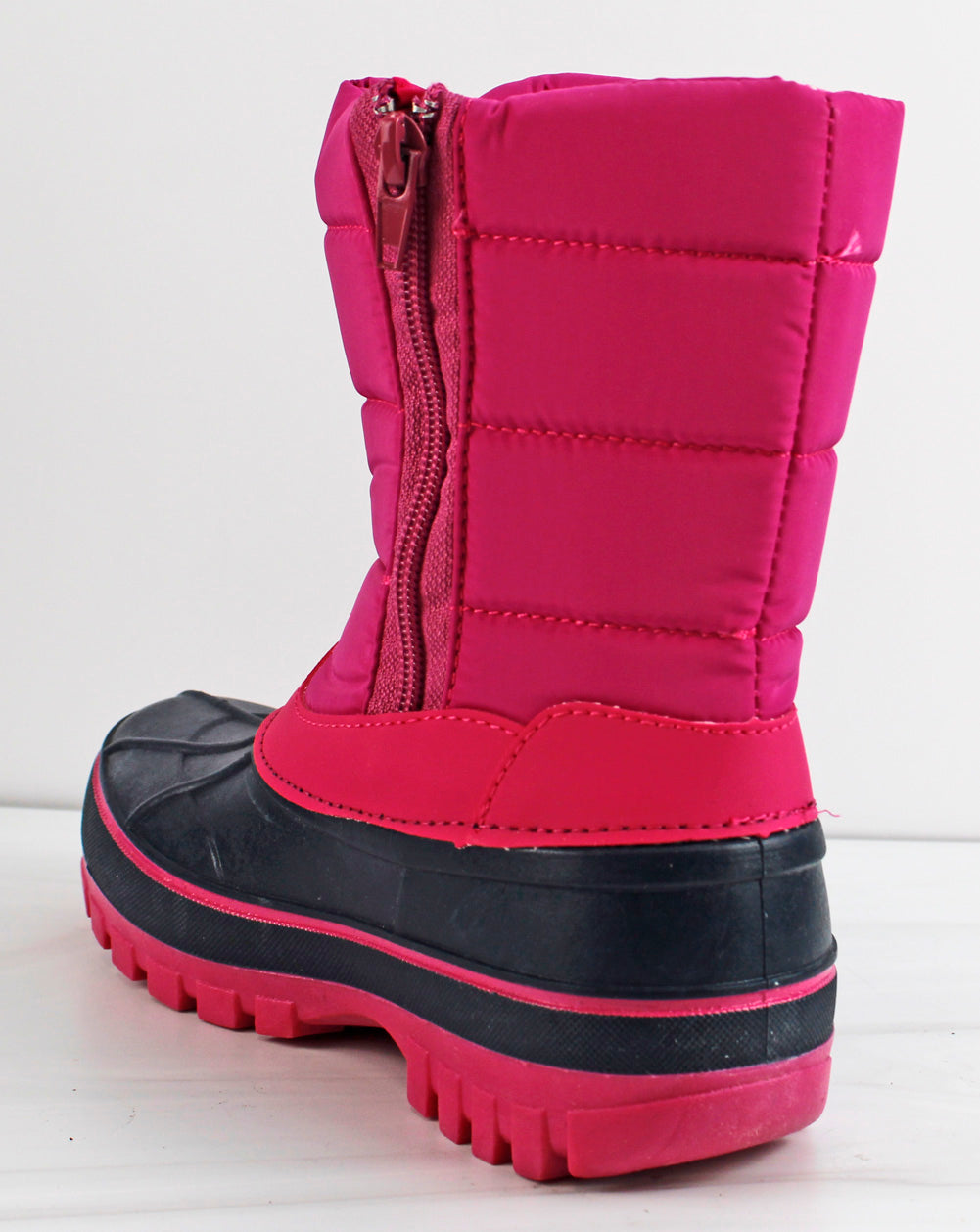 Yulie 07Y Little Girl&#39;s Heart Mid Calf  Snow Boots