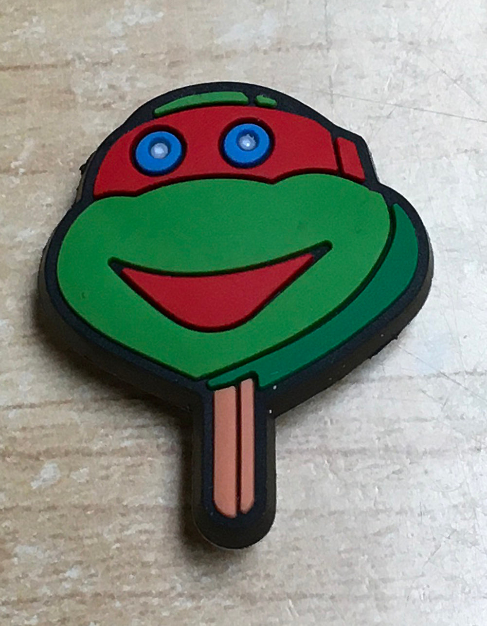 TMNT Raphael Rubber Shoe Charms