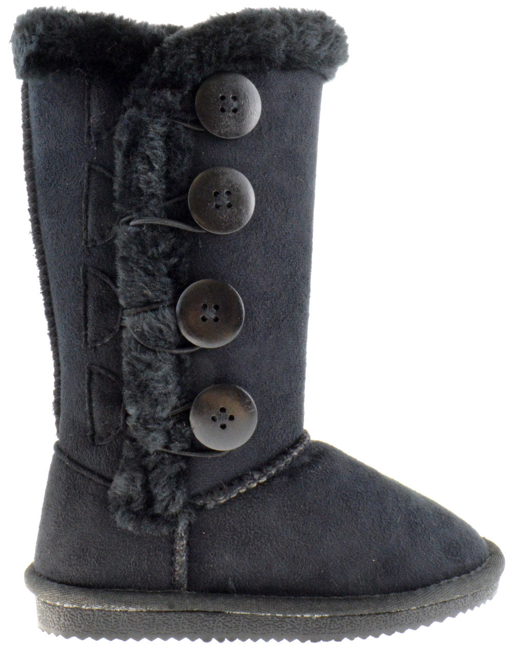 Anissa 3K Girl&#39;s 4 Button Shearling Boot