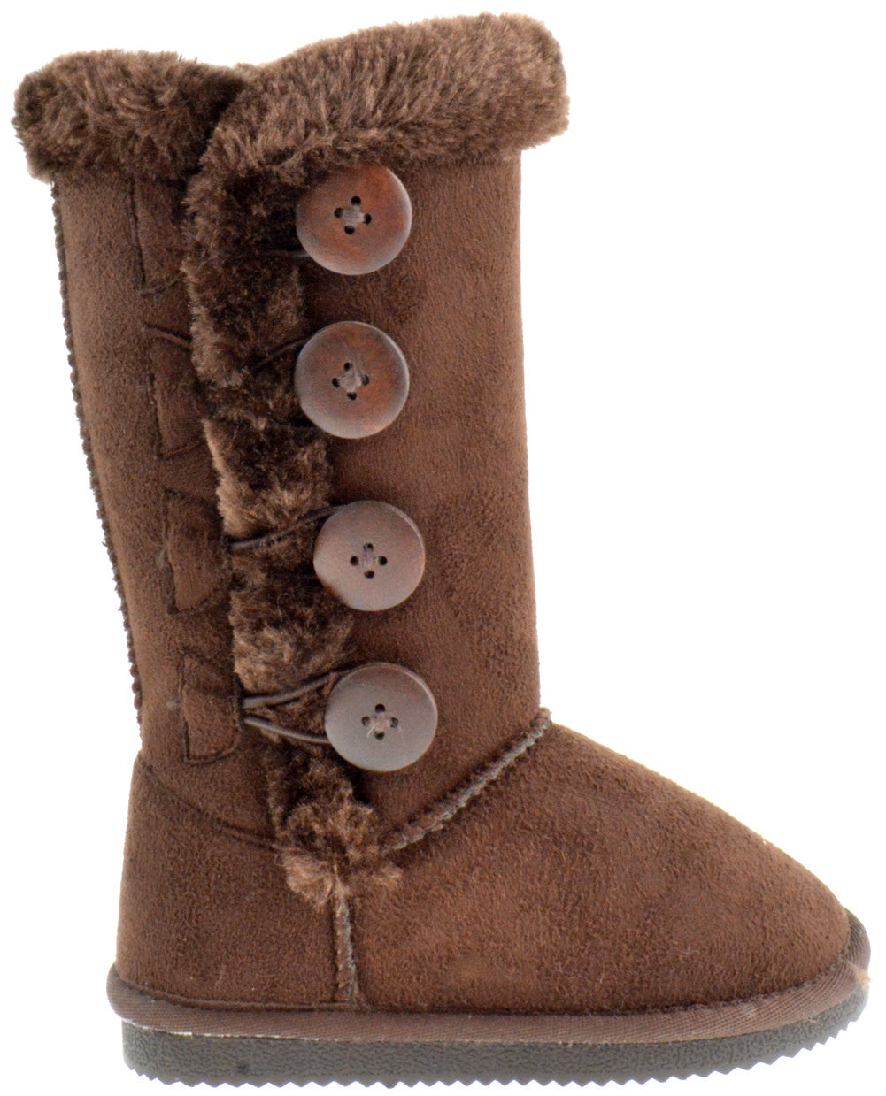 Anissa 3K Girl&#39;s 4 Button Shearling Boot