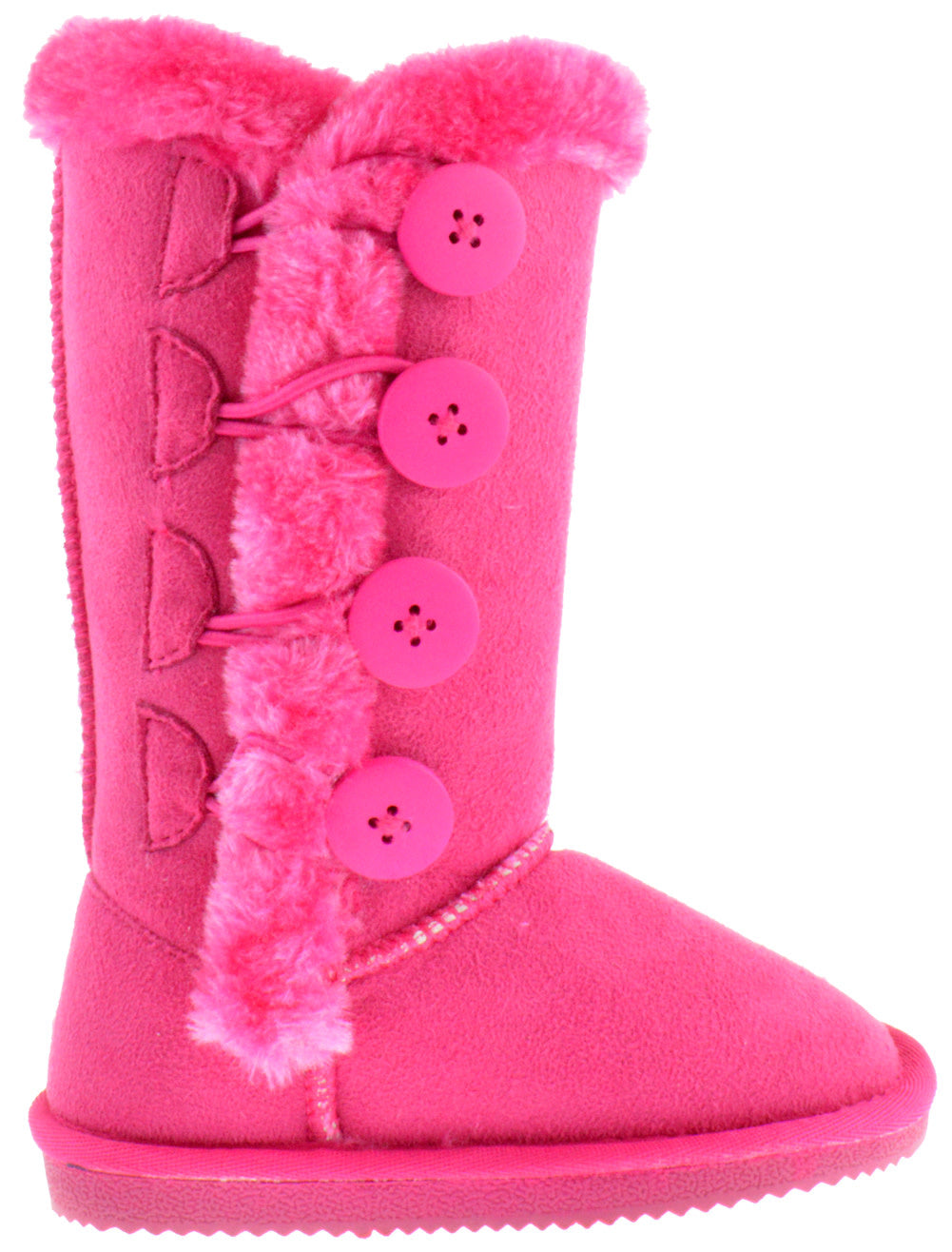 Anissa 3K Girl&#39;s 4 Button Shearling Boot